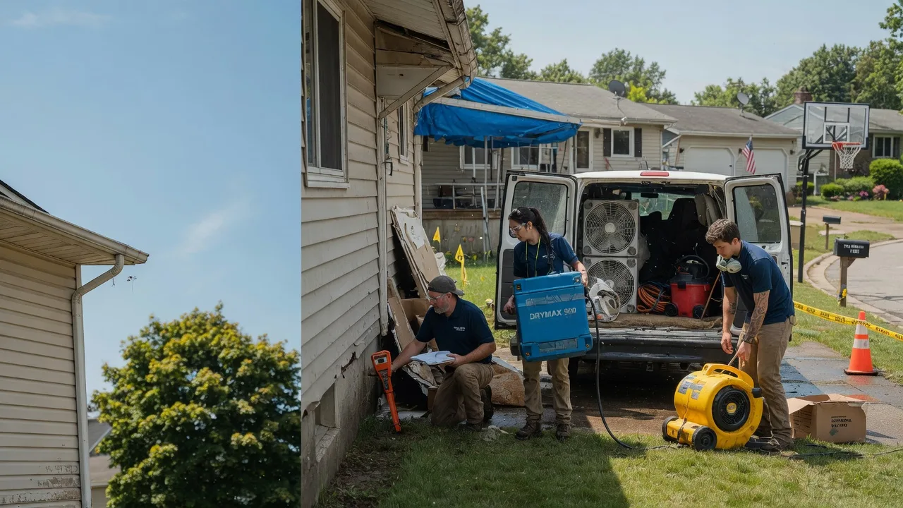 Ceiling Leak Cleanup in Brownstown, PA near me
