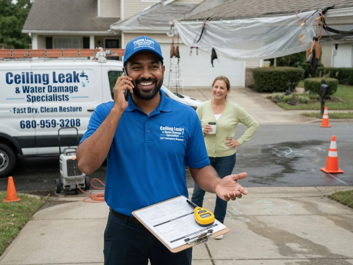 Ceiling Leak Cleanup Brownstown, PA FAQs